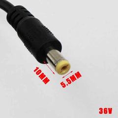 36V 2A 5.5mm Australian Plug AU E-bike electric bicycle Lithium Charger - TDRMOTO