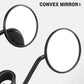 Motorcycle Rear View Mirrors Round Convex Clip-On Retro 22 25mm Mirror For Harley - TDRMOTO