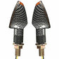 2x Mini LED Indicators Motorcycle Motorbike LED Blinkers Honda Suzuki Yamaha KTM - TDRMOTO