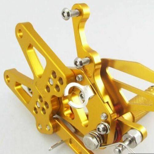 Gold CNC Rearset Rear Set Footpegs For 09 - 14 BMW S1000RR 2009 2010 2011 - TDRMOTO