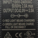 36V 2A 5.5mm Australian Plug AU E-bike electric bicycle Lithium Charger - TDRMOTO