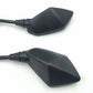 Motorcycle Black Rearview Mirrors For Kawasaki Z1000 Z750 Versys KLE 650 ZRX1100 - TDRMOTO