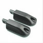 1 Pair Black Motorcycle Highway Passenger Foot Pegs Footrest for Harley Davidson - TDRMOTO