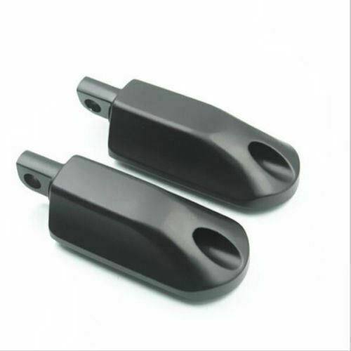 1 Pair Black Motorcycle Highway Passenger Foot Pegs Footrest for Harley Davidson - TDRMOTO