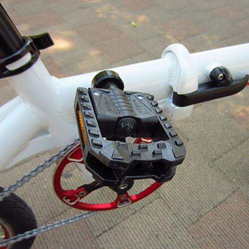 1 Pair Bicycle Pedals Folding Foldable Road Mountain Bike Cycling Bearing Pedal - TDRMOTO