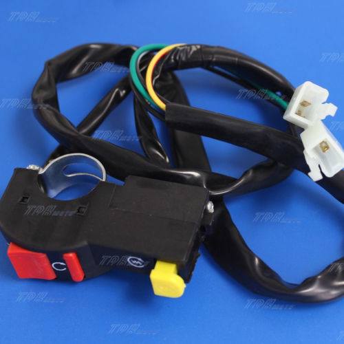 Kill Switch + Start Button 2X2 Pins Male Plugs PIT PRO Quad Dirt Bike ATV Buggy - TDRMOTO