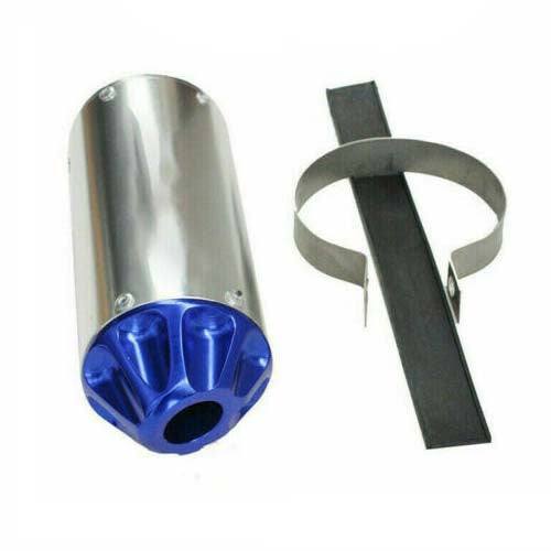 28mm Exhaust Muffler 50 70 110 125 cc Dirt Pit Bike ATV Thumpstar Atomik BLUE - TDRMOTO