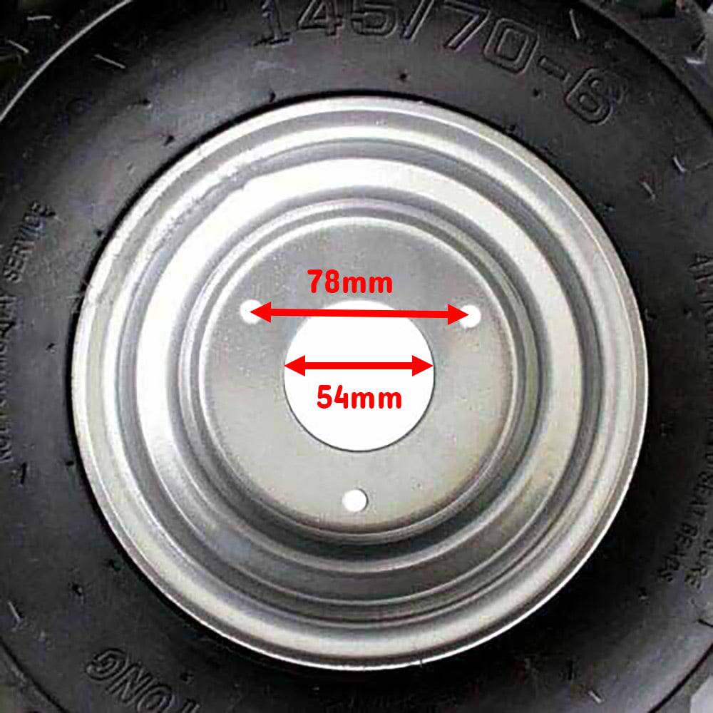 145/70-6" Wheels For ATV Go Kart Buggy Scooter UTV ATV Mower Quad - TDRMOTO