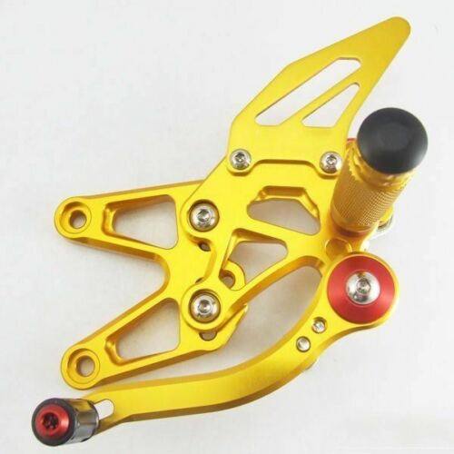 Gold CNC Rearset Rear Set Footpegs For 09 - 14 BMW S1000RR 2009 2010 2011 - TDRMOTO