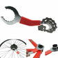 Mountain Bicycle Repair Tool Set Bike Bracket Freewheel Crank Remover Puller Kit - TDRMOTO