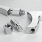 CHROME SPEAR REARVIEW MIRRORS 4 HONDA REBEL 250 SHADOW 600 750 VTX VT 1300 1800 - TDRMOTO