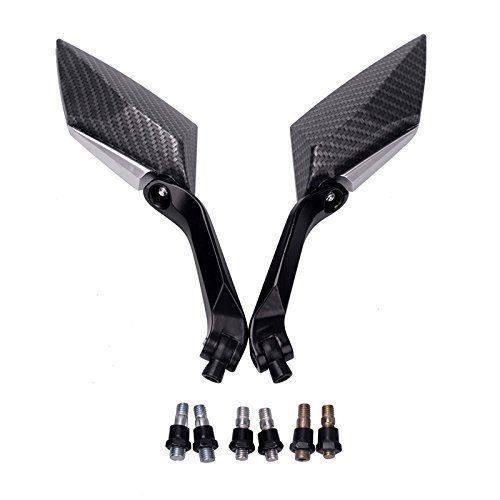 1 Pair 8mm 10mm Motorcycle Rear View Rearview Mirror for Honda CBR250R 2012 2013 - TDRMOTO
