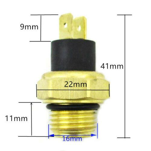 Radiator Thermal Fan Switch Thermostat For 250cc Water Cooled ATV Quad Scooter - TDRMOTO