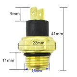 Radiator Thermal Fan Switch Thermostat For 250cc Water Cooled ATV Quad Scooter - TDRMOTO