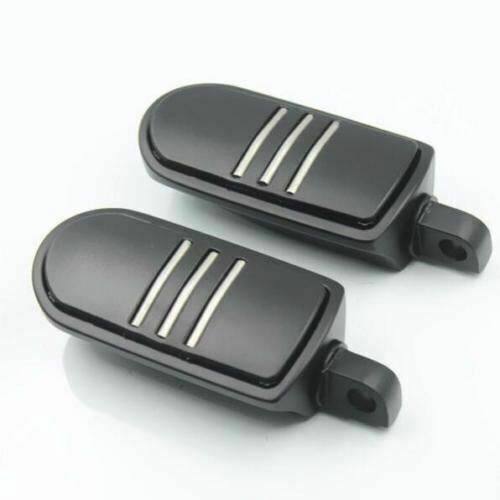 1 Pair Black Motorcycle Highway Passenger Foot Pegs Footrest for Harley Davidson - TDRMOTO