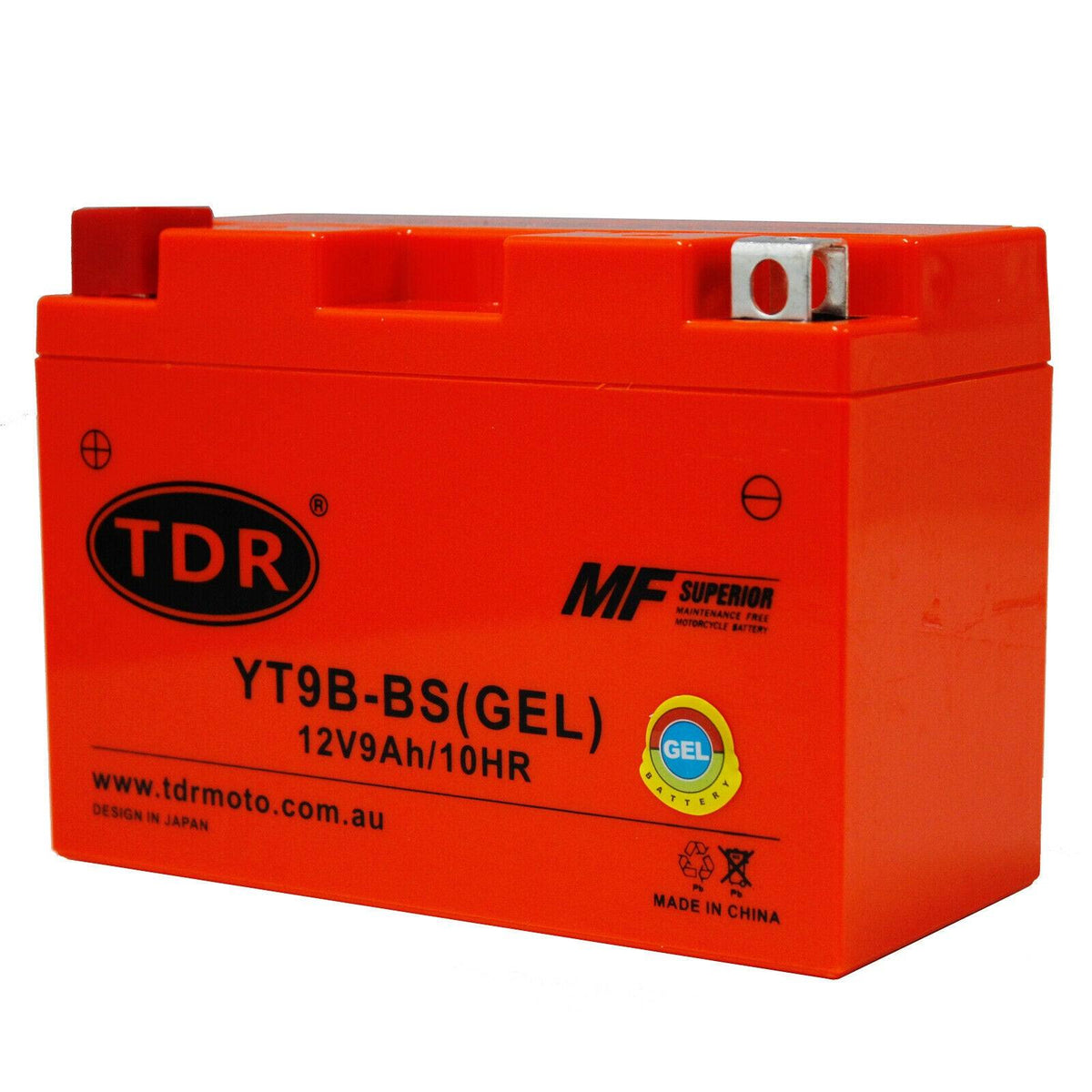 YT9B-BS YT9B-4 BATTERY for Yamaha XT660 YZF-R6 R7 YFM700R RAPTOR YP400 Majesty KTM Duke - TDRMOTO