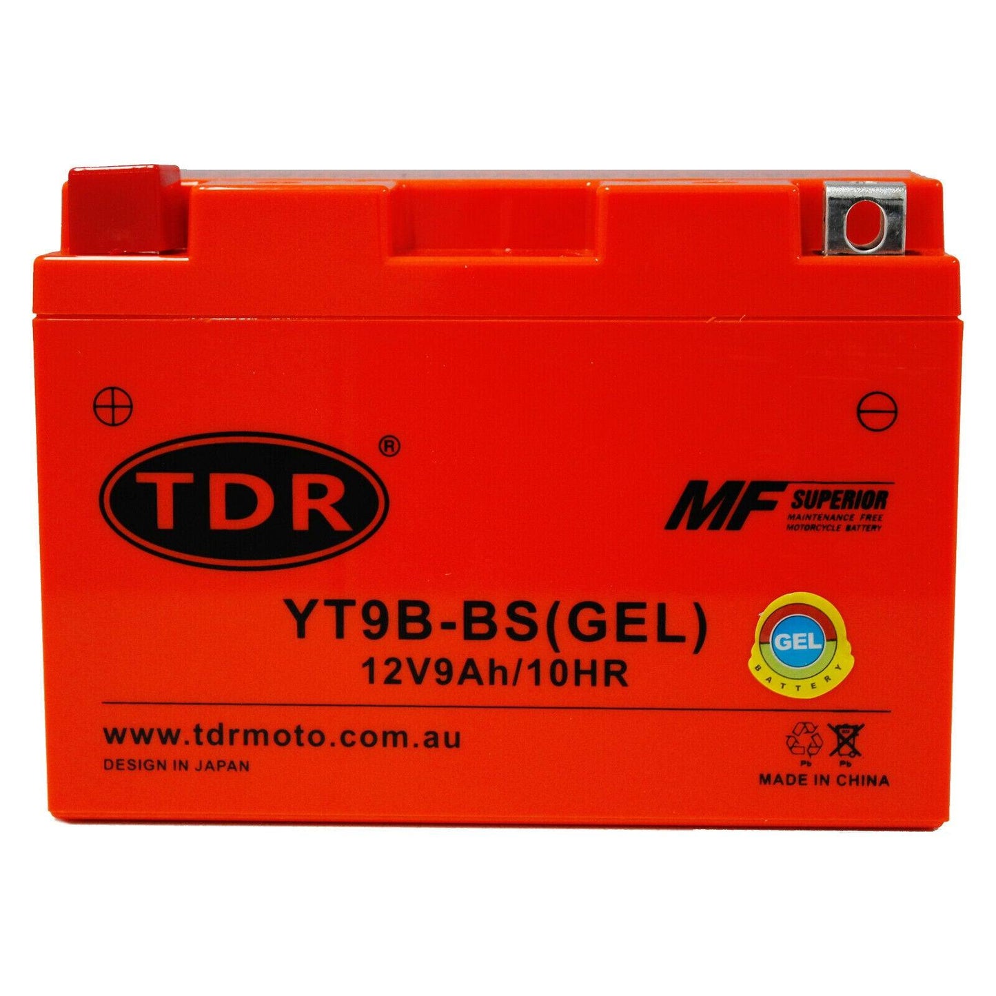 YT9B-BS YT9B-4 BATTERY for Yamaha XT660 YZF-R6 R7 YFM700R RAPTOR YP400 Majesty - TDRMOTO